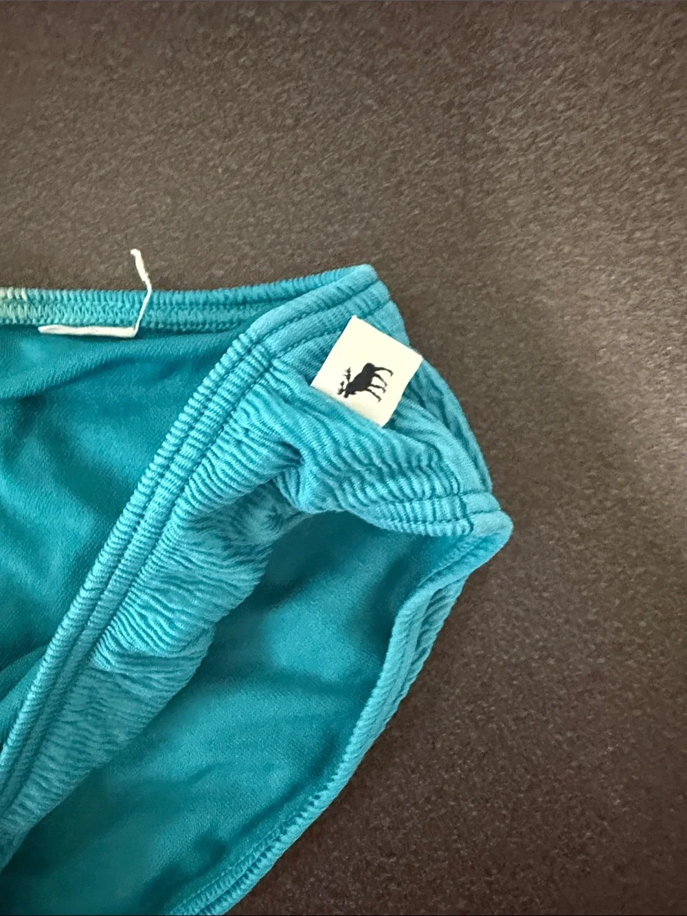 abercrombie kids Teal Ribbed Bikini Bottoms